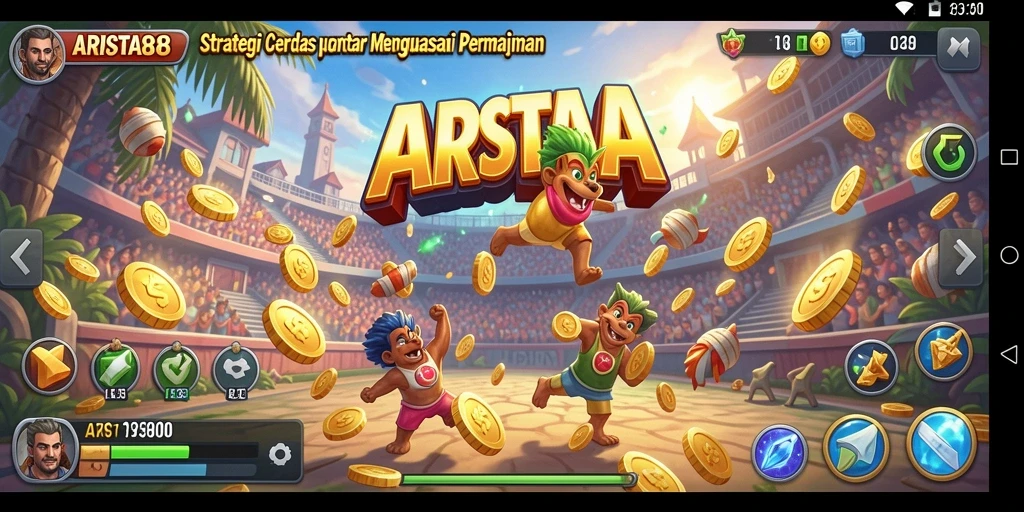 Tampilan gameplay ARISTA88 yang menampilkan strategi taktikal.