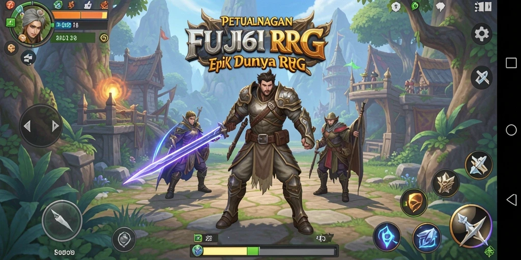 Tampilan gameplay menarik dari FUJI66 dalam aksi RPG.