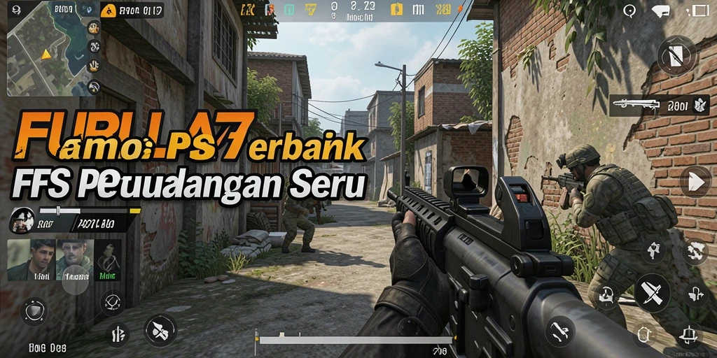Tampilan seru gameplay FURLA77 di medan perang.