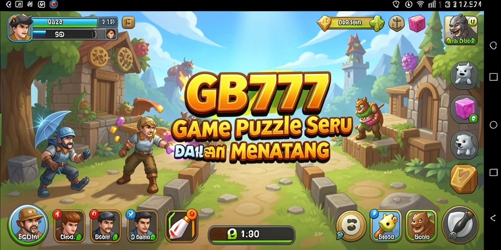 Screenshot GB777 menampilkan gameplay Puzzle yang menarik dan menantang.