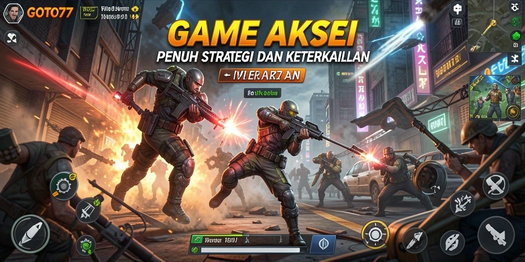 Tampilan gameplay <strong>GOTO77</strong> yang mendebarkan dan penuh aksi.