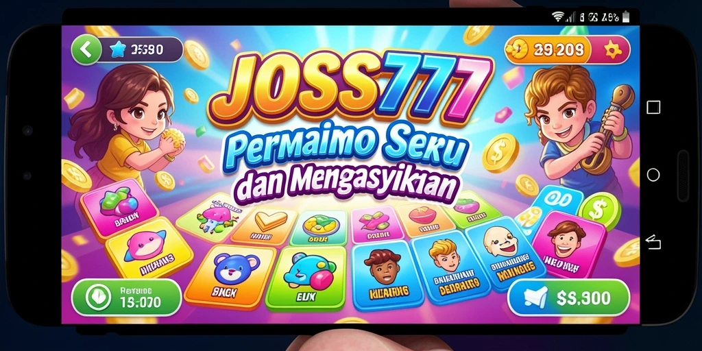 Tampilan game Bingo yang menarik dan dinamis di JOSS777.