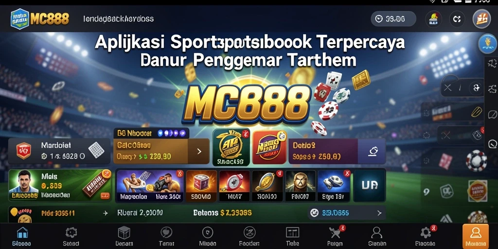 Tampilan gameplay menarik dari aplikasi Sportsbook MC888.