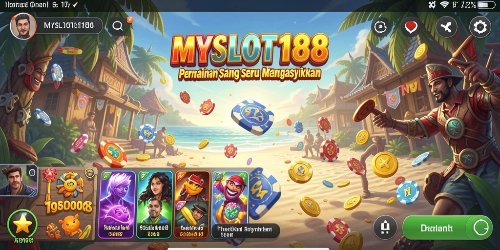 Tampilan gameplay seru dalam MYSLOT188 dengan grafis menawan.