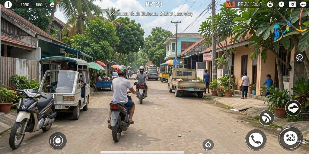 Gambaran gameplay PP123 yang menarik dan dinamis dalam simulasi kehidupan.