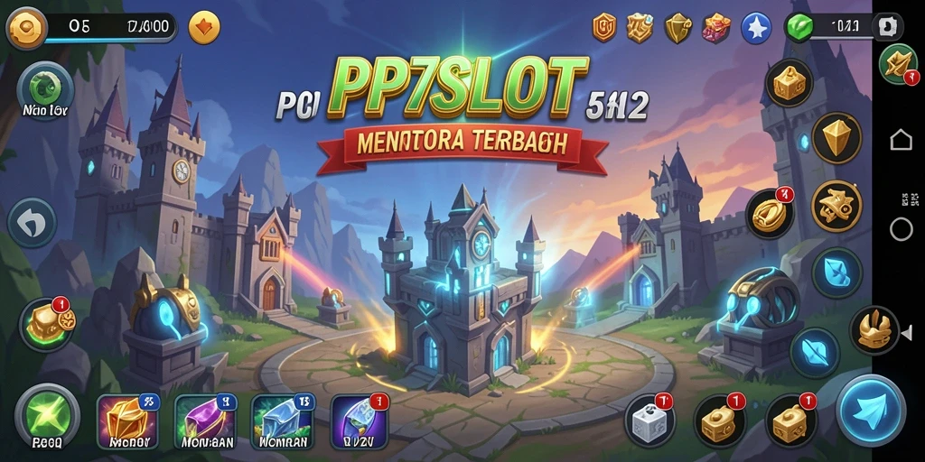 Tampilan gameplay PP7SLOT yang seru dan menantang dalam kategori Tower Defense.