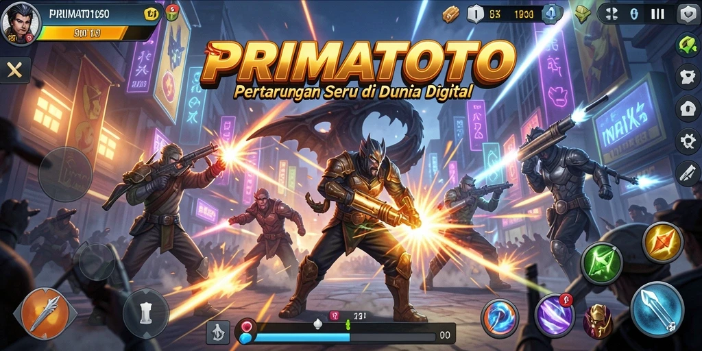 Gameplay seru dengan pertarungan karakter menarik.