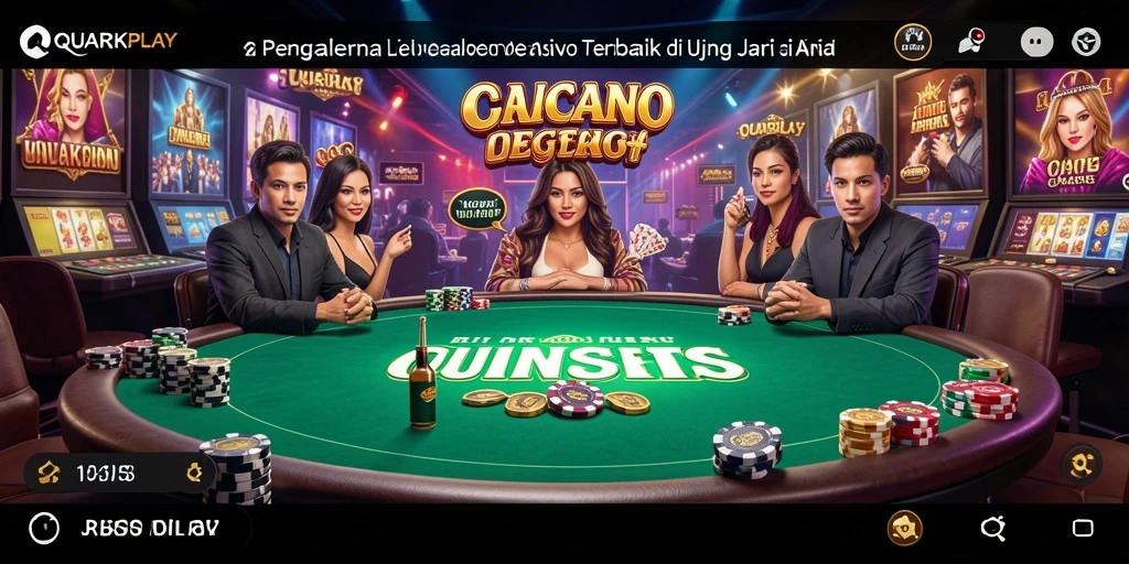 Gameplay seru di QUARKPLAY dengan dealer langsung yang profesional.