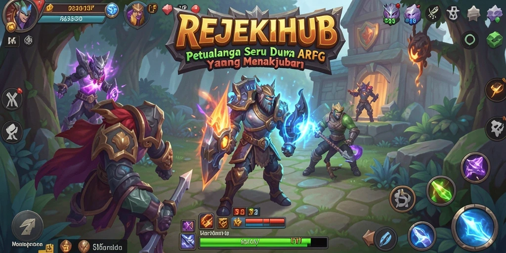 Screenshot gameplay yang menampilkan aksi seru dalam dunia ARPG.