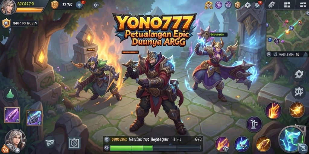 Screenshot dari gameplay YONO777 yang menampilkan pertarungan epic.